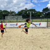 Superbe journée au Beach Park (complexe sportif Charles Géniaux), pour la trentaine d'élèves de l'association sportive handball du collège. Les élèves sont repartis fatigués mais enchantés de leur journée ! Mme Le Stum/ M Morel 
